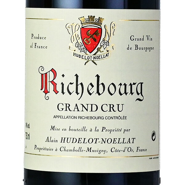 【3％OFFクーポン】アラン ユドロ ノエラ リシュブール グラン クリュ 2002 Alain Hudelot Noellat Richebourg Grand Cru フランス ブルゴーニュ 赤ワイン katsuda-10160346 KATSUDA 勝田商店 銘醸ワイン専門 サンプル画像2