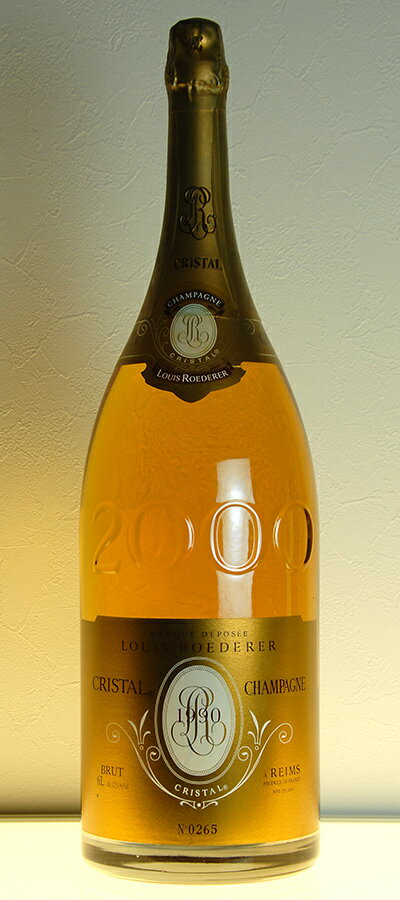 [1990] ルイ・ロデレール クリスタル・ブリュット マチュザレム 西暦2000年記念ボトルLouis Roederer Cristal Brut 6000ml