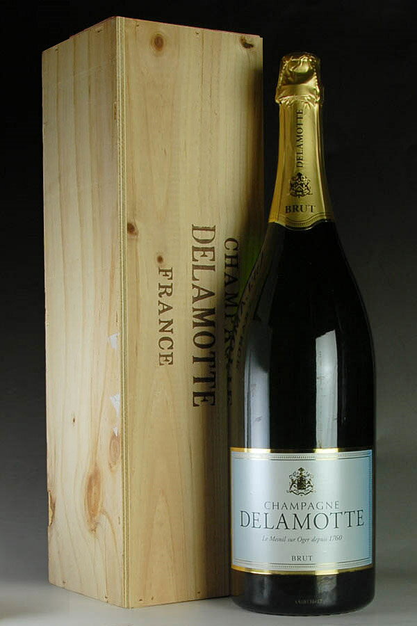 ドゥラモット ブリュット NV ジェロボアム 3000ml 木箱入り 正規品 Delamotte Brut フランス シャンパン シャンパーニュ