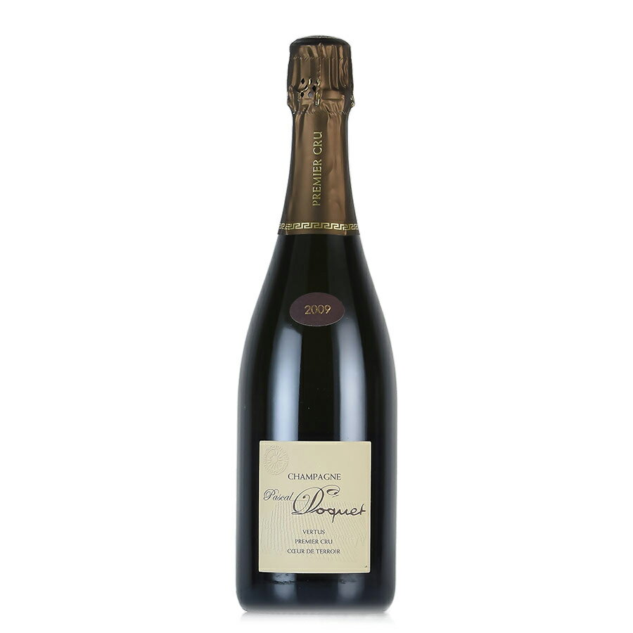 パスカル ドケ ヴェルテュ 2009 Pascal Doquet Vertus フランス シャンパン シャンパーニュ【父の日ギフト対象】