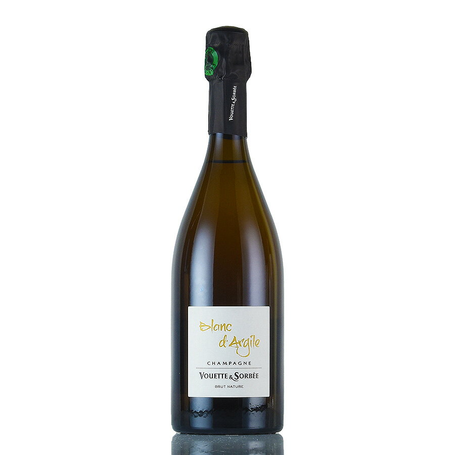 ヴェット エ ソルベ ブラン ダルジル ブリュット ナチュール 2019 Vouette et Sorbee Blanc dArgile Brut Nature フランス シャンパン シャンパーニュ【父の日ギフト対象】