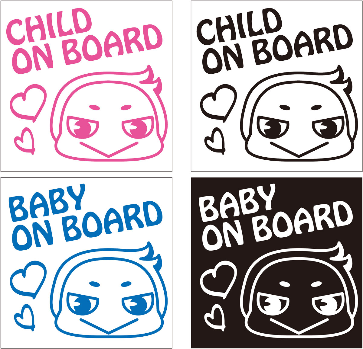 baby on board(baby in car) Stick’s KID Child Baby in car 子供 赤ちゃん