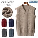 【毛玉ブラシ無料GET!】ニットベスト カシミヤ ベスト メンズ セーター Vネック カシミア100% ニット メンズニット ビジネス カジュアル スクールベス...