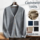 特典あり カシミヤ セーター カーディガン メンズ vネック 抗ピリング加工 メンズセーター ニット トップス カシミヤ100% 男性 学生 紳士 ビジネス 5...