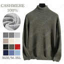 【毛玉ブラシ無料GET】カシミヤ メンズ カシミヤセーター ハイネック 抗ピリング加工 メンズセーター ニット トップス カシミヤ100% 男性 学生 紳士 ビ...