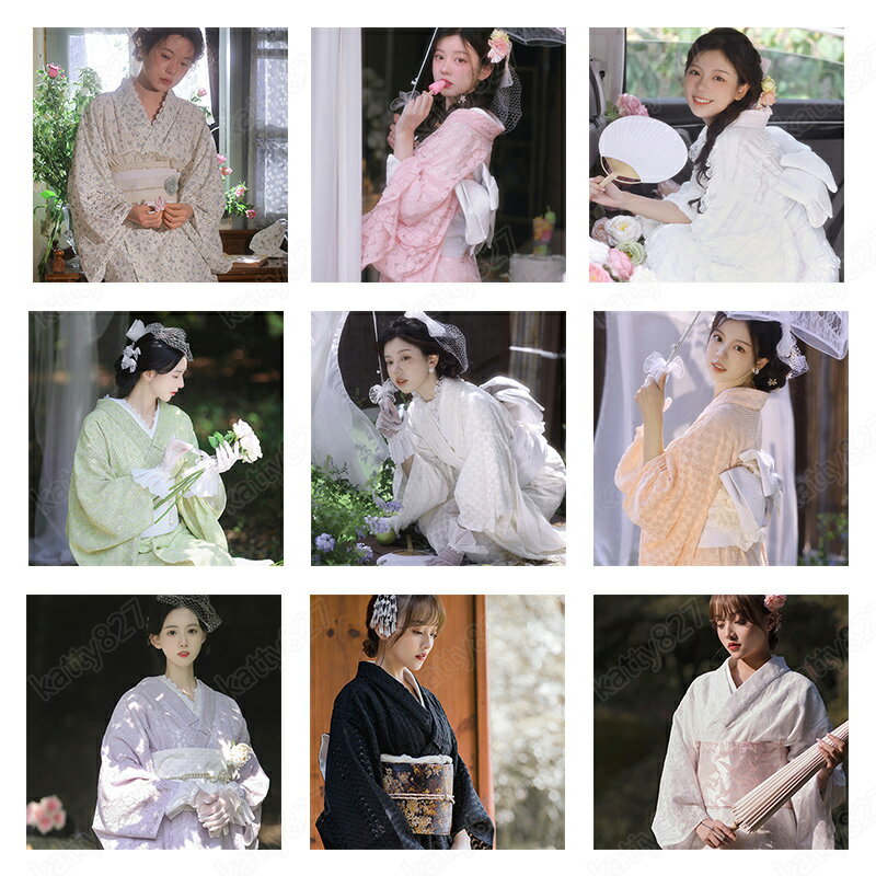 【2025新入荷】浴衣福袋 浴衣セット レース浴衣 4点セット 選べる9柄 浴衣 改良版 小物 着付小物 レディース コーディネート おまかせ 女性 ゆかた ユ...