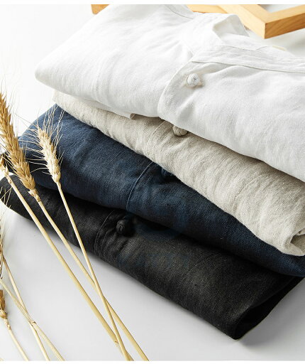 【スーパーSALE】綿麻セットアップ メンズ yam07 シャツ パンツ 麻100% リネン 接触冷感 織りシャツ 通気 柔らかい 上下セット 無地 シャツ メンズ カジュアルシャツ おしゃれ 長袖 リネン 夏服 秋服 春服 メンズファッション 父の日 ギフト プレゼント