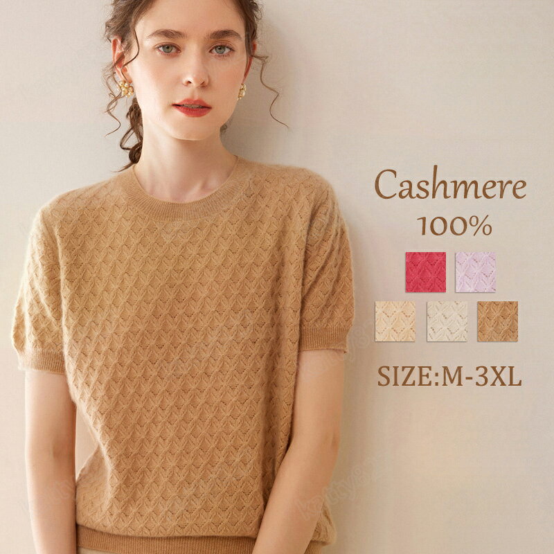 Rakuten - 特典あり カシミヤ メンズ tシャツ 半袖 カシミヤセーター 丸首セーター 抗ピリング メンズセーター ニット トップス カシミヤ100% 男性 学生 紳士 ビジネス 通気 無地 薄い 吸汗 柔らかい 冷房対策 カットソー シンプル 職場 通勤 通学 春夏 贈り物 プレゼント F8112