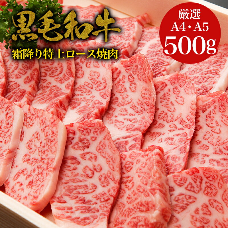 父の日【特上高級霜降り焼肉】黒毛和牛A4,A5ランク・特上ロース 焼肉 500g・ギフト対応 国産 和牛 高級肉 お肉 A5 お取り寄せ 焼肉 お取り寄せグルメ 牛肉 サーロイン リブロース 美味しい ギフト 贈り物 誕生日 送料無料 父の日 お中元