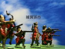 [完成品] 雑賀孫市 10体セット 合戦 ジオラマ　戦国武将　鉄砲集団　フィギュア　プラモデル　雑賀城　時代模型　1/72サイズ