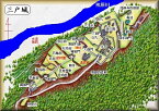 [完成品] 　三戸城（青森県三戸町）日本の城　お城のジオラマ模型　プラモデル　城郭模型