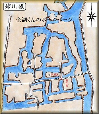 [完成品] 姉川城（神崎市神埼町姉川字館）　日本の城　お城のジオラマ模型　プラモデル　城郭模型