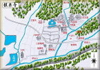 [完成品] 根来寺（岩出市根来）日本の城　お城のジオラマ模型　プラモデル　城郭模型