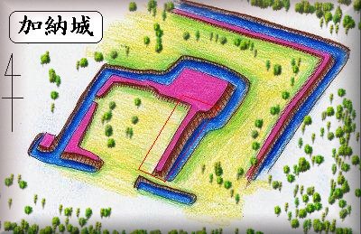 [完成品] 　加納城（桶川市加納堂敷2046）日本の城　お城