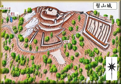 [完成品] 髻山城（長野市若槻西条髻山）日本の城　お城のジオ