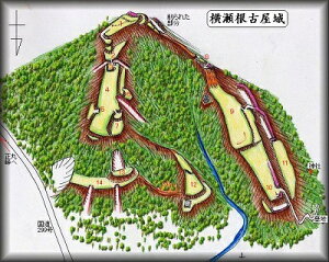 [完成品] 横瀬根古屋城（横瀬町根古屋）日本の城　お城のジオラマ模型　プラモデル　城郭模型