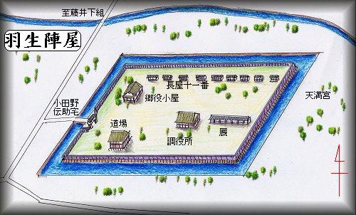 [完成品] 羽生陣屋 (羽生市東2丁目）日本の城　お城のジオラマ模型　プラモデル　城郭模型