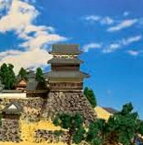完成品■日出城 城コレ　ケース付き　サイズ(W113×D92×H113mm) 日本の城　お城のジオラマ模型　プラモデル　城郭模型
