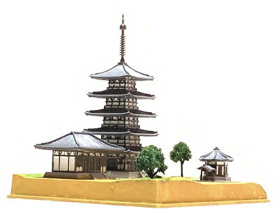 [完成品／彩色済み組立品］ 興福寺 　建物　ジオラマ　神社　模型　プラモデル　童友社 鍬匠甲冑屋★ ★[完成品／彩色済み組立品］ 興福寺 　建物　ジオラマ　神社　模型　プラモデル　童友社★完成品(当店が組立)童友社の興福寺のプラモデルをそのまま彩色組立をし、完成品としてお届けします。★彩色済み組立品(お客様が組立)童友社の興福寺のプラモデルを手筆塗りで彩色しますが、未組立でお届けします。お客様が作って貰います。★ 製作期間は約15〜25日ほど掛かります。★背景空は含まれておりません。 2