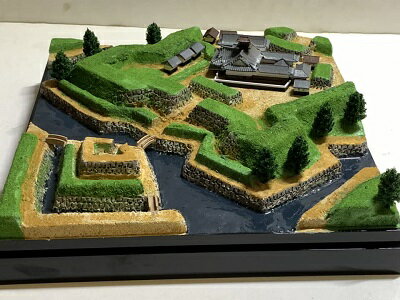 [完成品]　五稜郭　（函館市五稜郭町）戊辰戦争　ケース付き　ミニサイズ　日本100名城　日本の城　お城　ジオラマ　模型　プラモデル　城郭模型のサムネイル