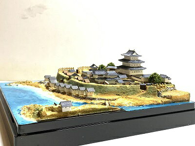 [完成品]　松前城・福山城（北海道松前町）　戊辰戦争　ケース付き　ミニサイズ　...
