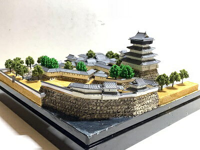 [完成品］小倉城（北九州市小倉区城内）ケース付き　ミニサイズ　続日本100名城　...