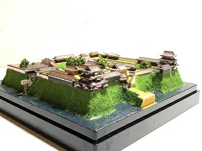 ［完成品］米沢城（山形県米沢市丸の内）　ケース付き　ミニサイズ　続日本100名城...