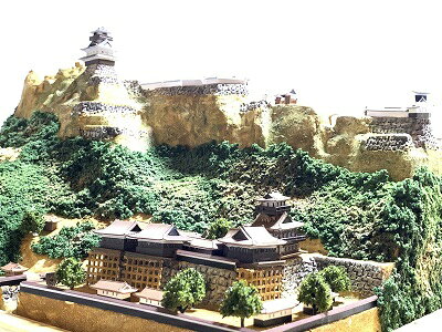 [完成品] 岐阜城（岐阜市金華山）　織田信長時代　A3サイズ　日本100名城　日本の...