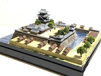 [完成品]　諏訪高島城（長野県諏訪市高島）　ケース付き　ミニサイズ　武田信玄ゆ...