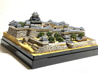 [完成品] 松阪城・松坂城（松阪市殿町）　日本100名城　日本の城　お城のジオラマ...