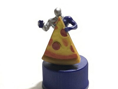 [中古]ペプシ　ボトルキャップ　フィギュア　64　ピザ