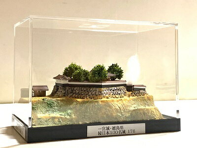 ■阿波一宮城・一宮城・徳島県 城コレ　ケース付き　日本の城　お城のジオラマ模型...