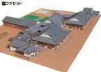 日本名城シリーズ1／300　復元 幕末期 名古屋城 本丸御殿(単品販売)　　ペーパークラフト ファセット　お城　紙模型　城郭模型