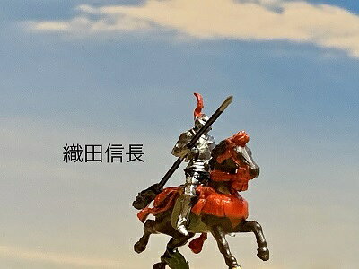 [完成品] 織田信長 +家臣2体　3体セット　合戦 ジオラマ　戦国武将　フィギュア　...