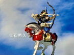 [完成品] 仙石秀久 1体　合戦 ジオラマ　戦国武将　フィギュア　プラモデル　小諸城・洲本城　時代模型　1/72サイズ