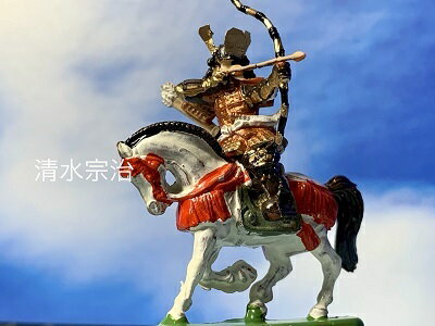 [完成品] 清水宗治 1体　合戦 ジオラマ　戦国武将　フィギュア　プラモデル　備中高松城　時代模型　1/72サイズ