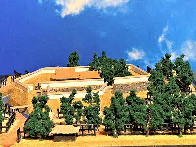 [完成品]　後藤氏館（東近江市五個荘日吉町）　ケース付き　ミニサイズ　　日本の...