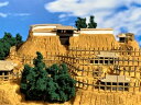 　望月城（甲賀市甲南町杉谷）　ケース付き　ミニサイズ　日本の城　お城　ジオラマ　模型　プラモデル　城郭模型