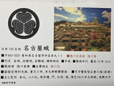 日本の城　名古屋城　A 本丸・二の