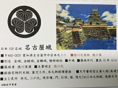 日本の城　名古屋城 B　本丸・堀　