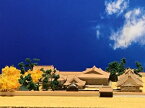 [完成品］近江　室町幕府　花の御所　ケース付き　ミニサイズ　日本の城　お城　ジオラマ　模型　プラモデル　城郭模型