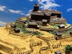 [完成品]　小牧山城（小牧市小牧町字八幡前）　ケース付き　ミニサイズ　続日本100名城　織田信長　日本の城　お城　ジオラマ　模型　プラモデル　城郭模型