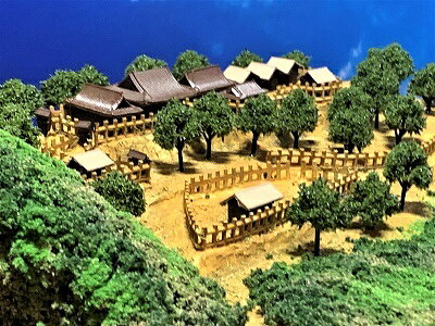 [完成品］近江　目賀田山城・目加田山城　(安土) 推定復元（滋賀県安土町豊浦）　...