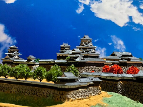 [完成品] 熊本城（熊本市本丸町）　A2正方形サイズ(600×600mm) 加藤清正　日本100...