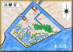 [完成品] 　浜離宮（中央区浜離宮恩賜公園）　　日本の城　お城のジオラマ模型　プラモデル　城郭模型