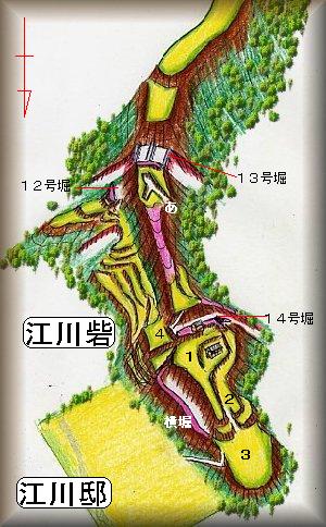 [完成品] 　江川砦（韮山町韮山)　　日本の城　お城のジオラ