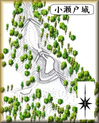 [完成品] 　向山城・小瀬戸城（静岡市葵区字向山・飯間）　　日本の城　お城のジオラマ模型　プラモデル　城郭模型