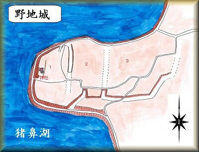 [完成品] 　野地城（浜松市北区三ケ日町野地）　　日本の城　お城のジオラマ模型　プラモデル　城郭模型