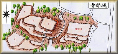 [完成品] 　寺部城（西尾市幡豆町寺部）日本の城　お城のジオラマ模型　プラモデル　城郭模型