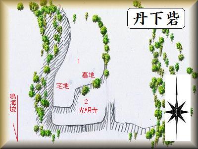 [完成品] 　丹下砦（名古屋市緑区鳴海町丹下）日本の城　お城のジオラマ模型　プラモデル　城郭模型のサムネイル